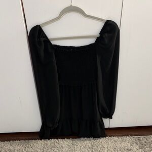 Elegant Black Women's Top